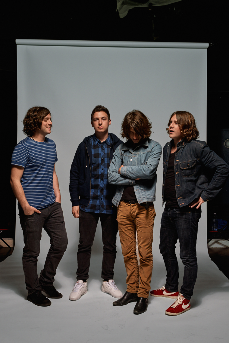 Arctic Monkeys photographed by Tom Oxley