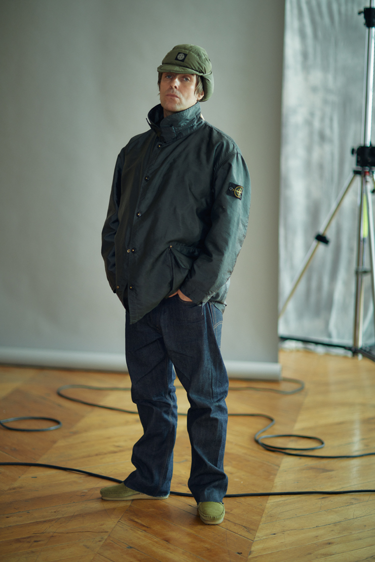 Liam Gallagher shot by Tom Oxley for NME