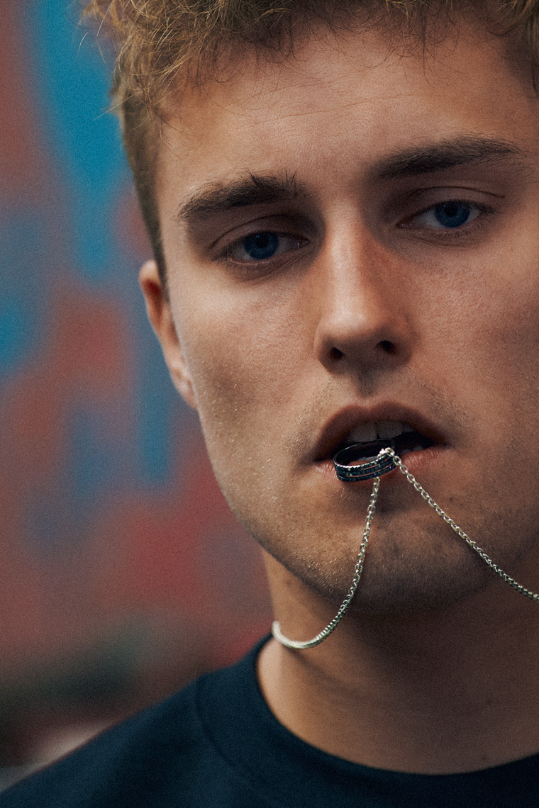 Sam Fender photographed by Tom Oxley, for NME